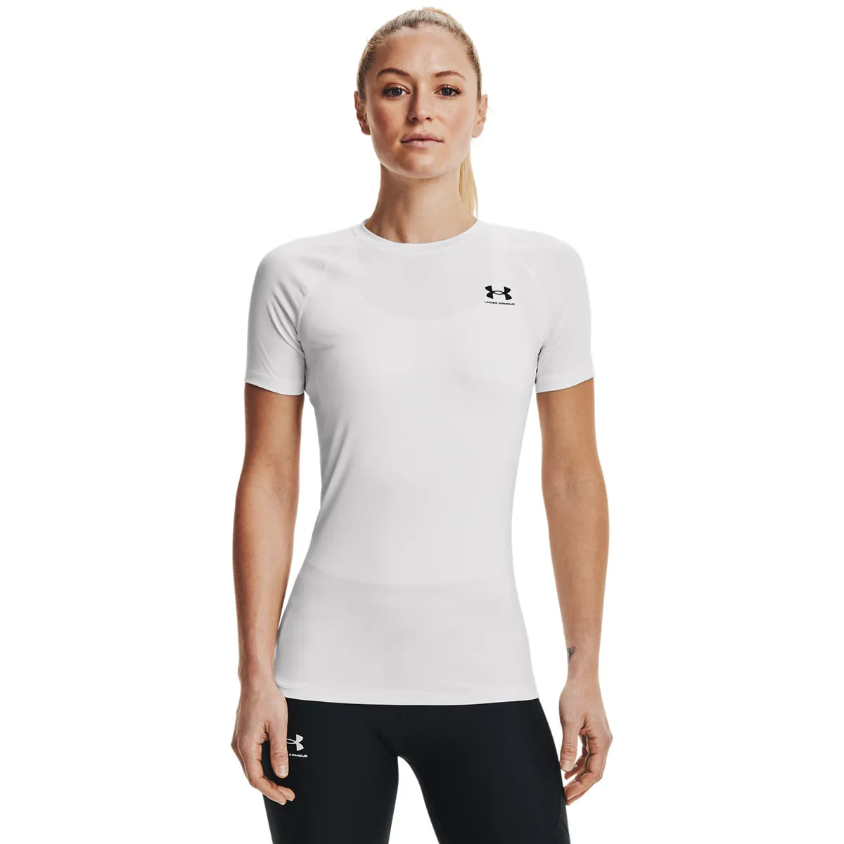UA HG Authentics Comp SS, White
