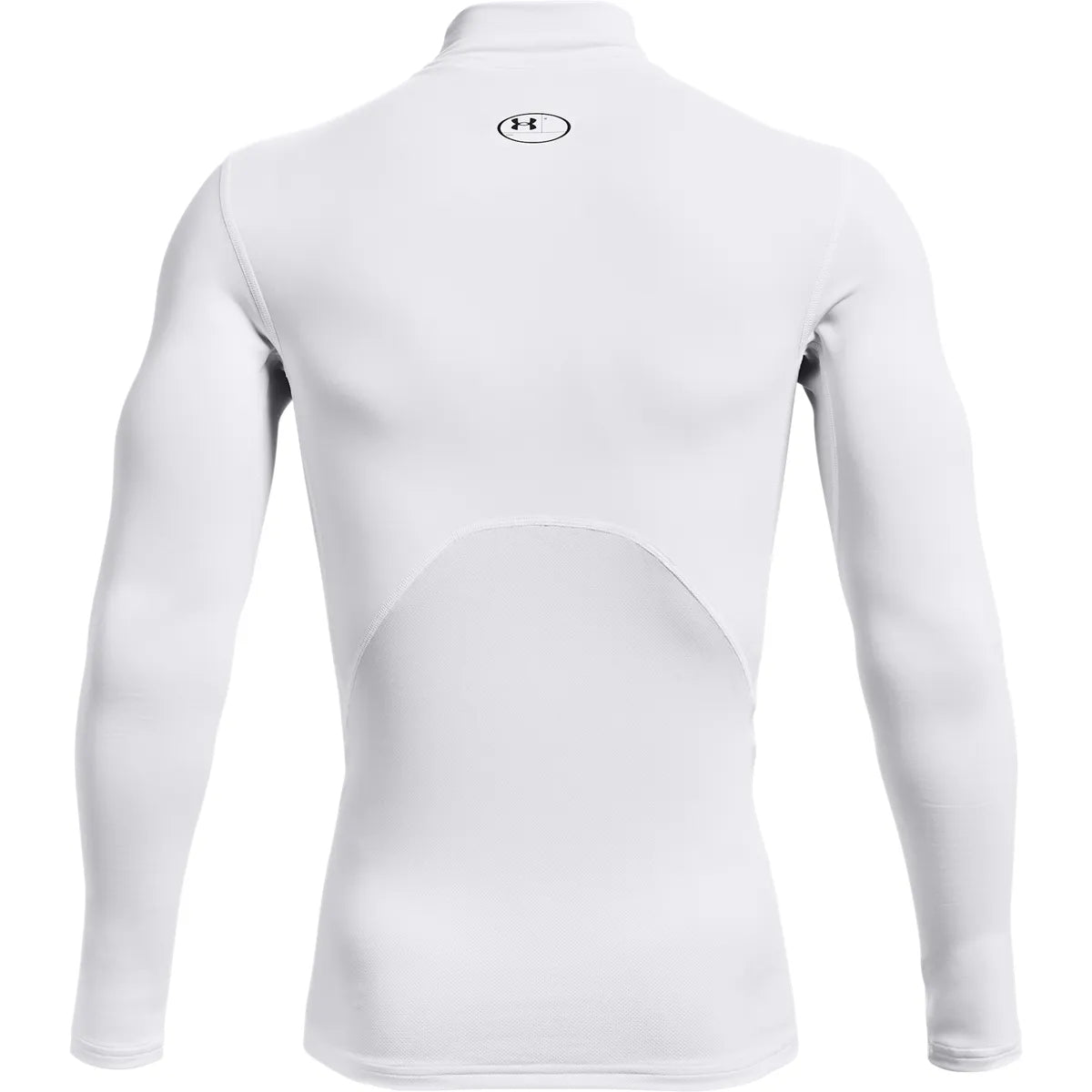 UA CG Armour Comp Mock, White