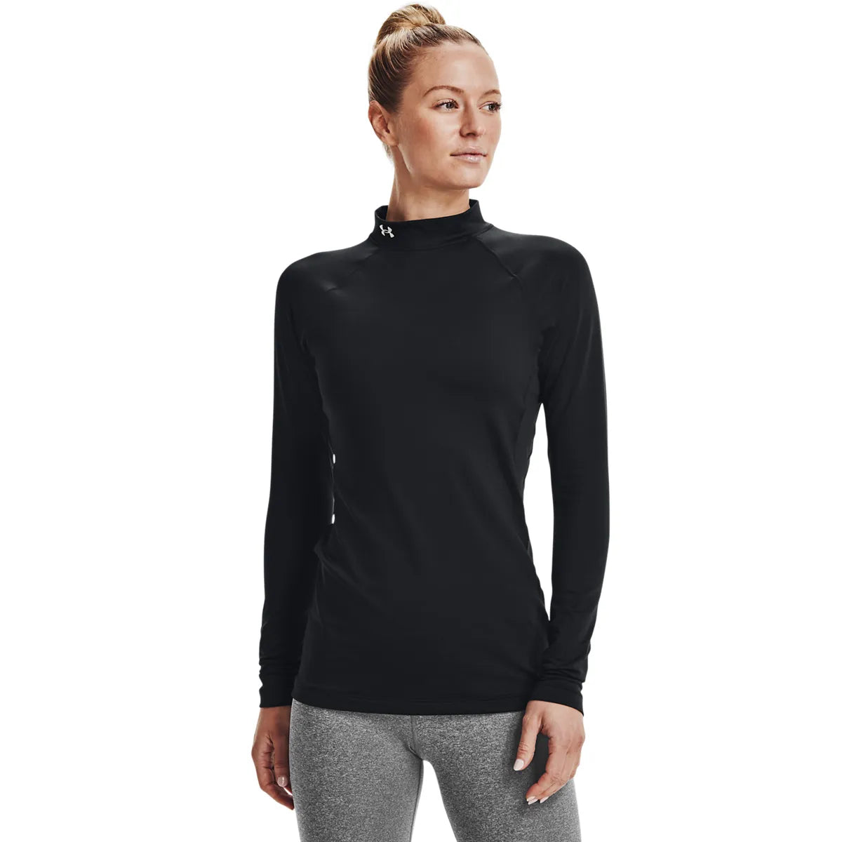 UA CG Authentics Mockneck, Black