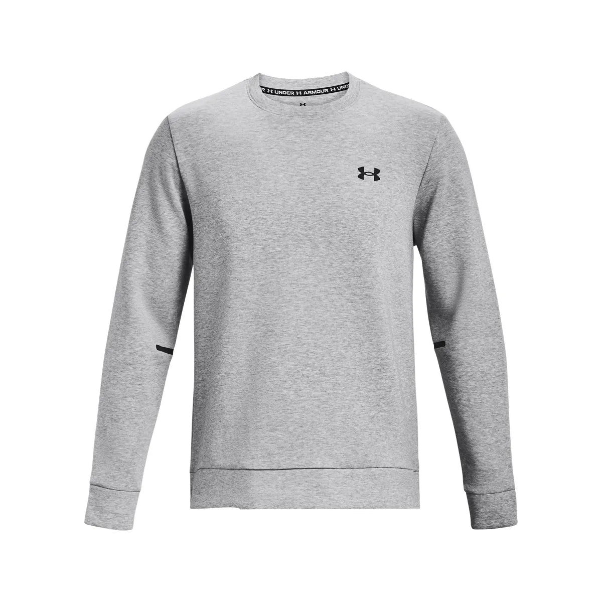 UA Unstoppable Flc Crew, Mod Gray