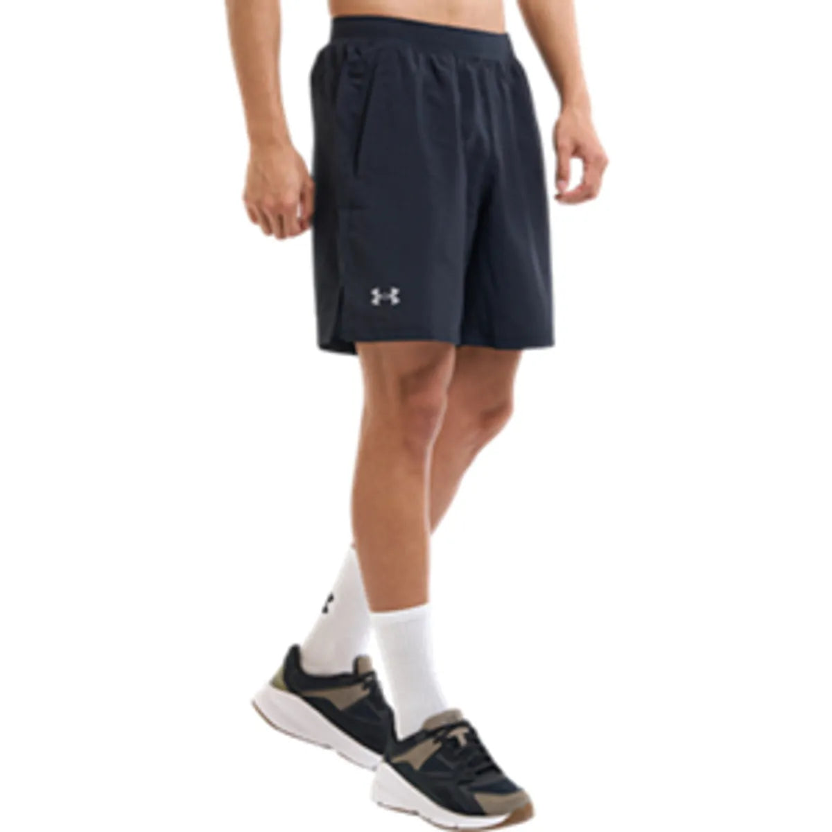 UA LAUNCH 7'' SHORTS, BLACK - LAGERRYDDING (1 IGJEN)