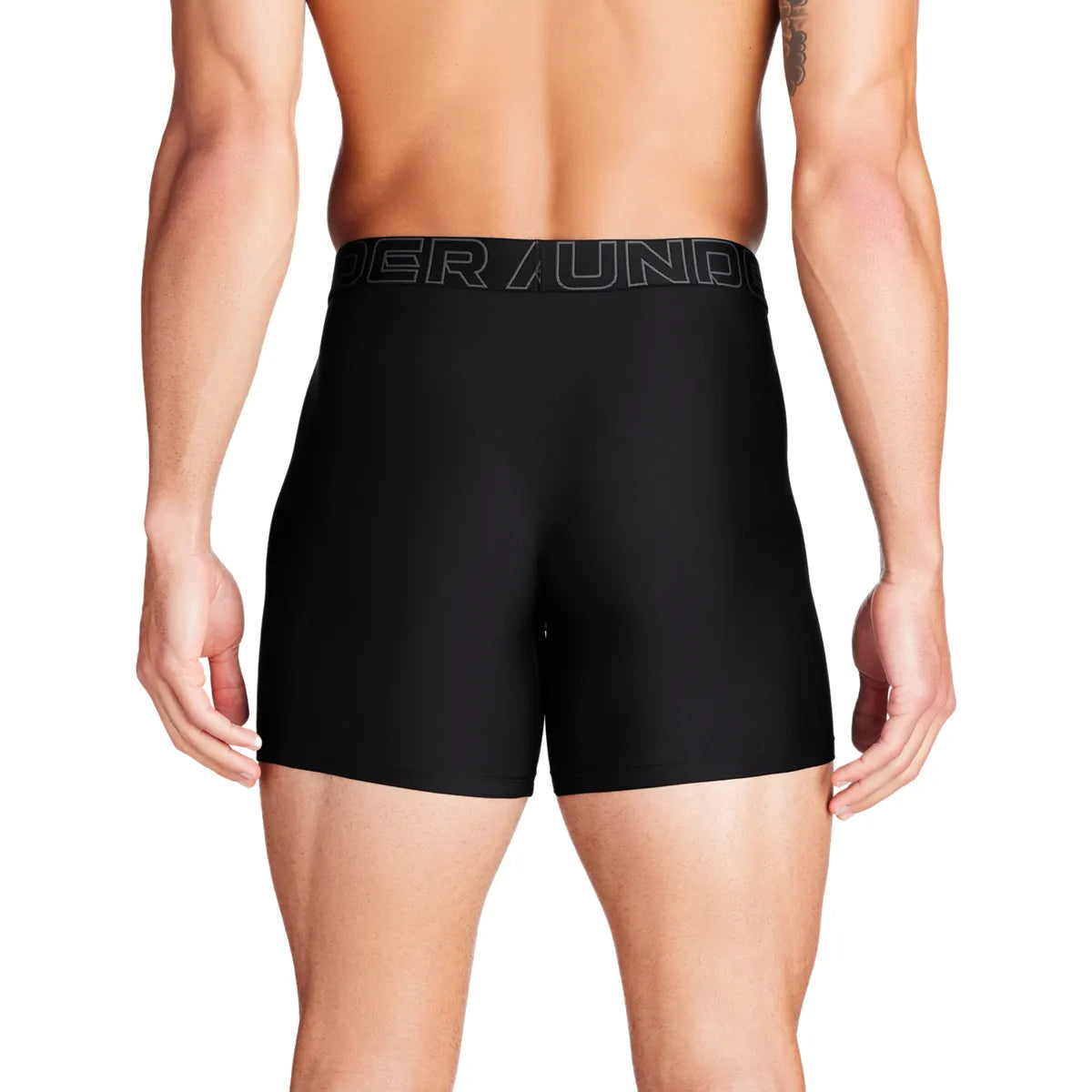 UA PERFORMANCE TECH - SOLID 6 INCH, Black