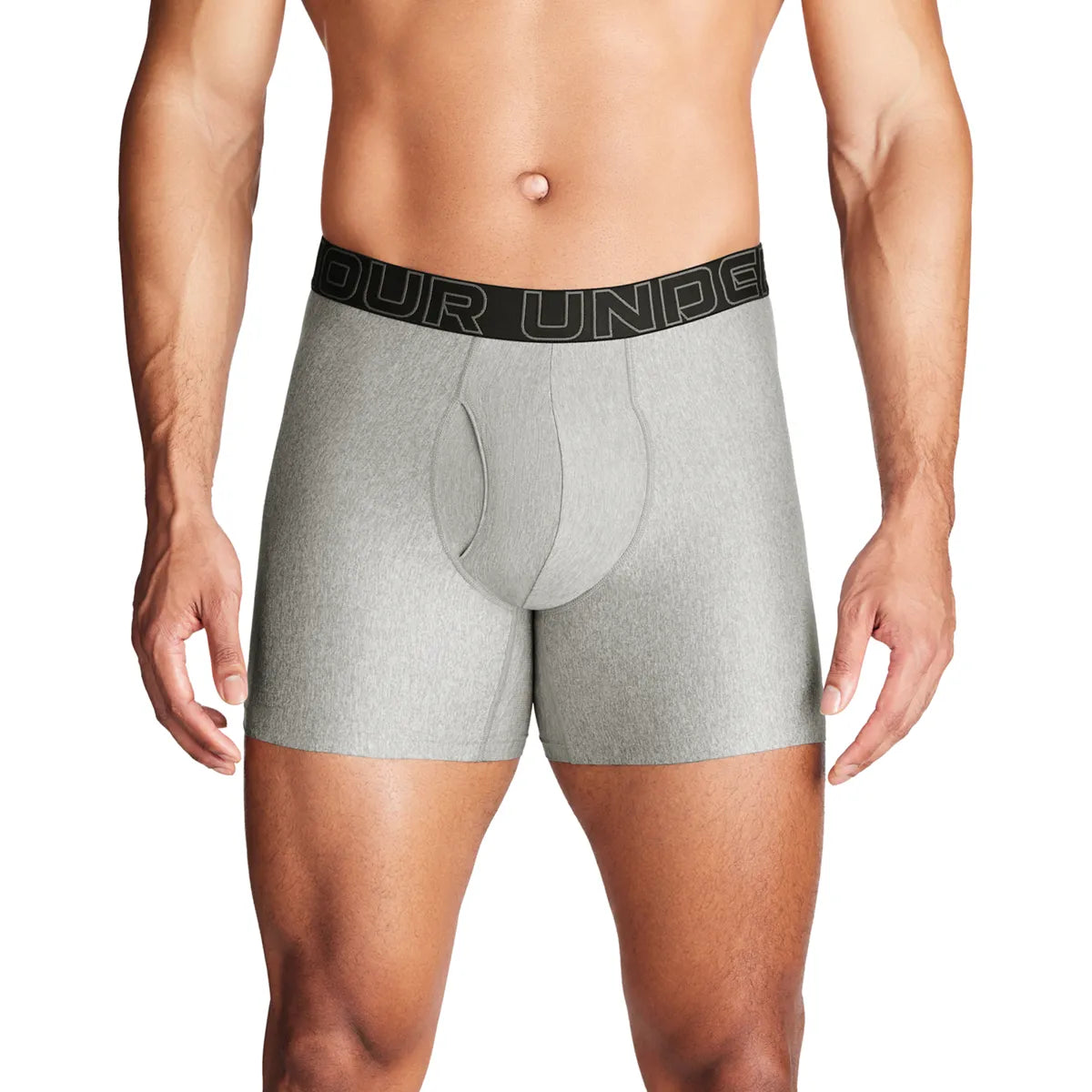 UA PERFORMANCE TECH - SOLID 6 IN 3PK, Steel