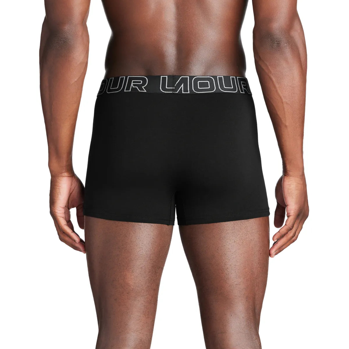 UA PERFORMANCE COTTON - SOLID 3 IN 3PK, Black