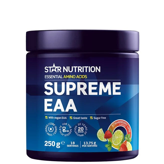 Supreme EAA 250 g Strawberry Lime - LAGERRYDDING (1 IGJEN)
