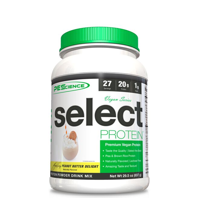 Select Vegansk Proteinpulver 27 porsjoner - LAGERRYDDING (få igjen)