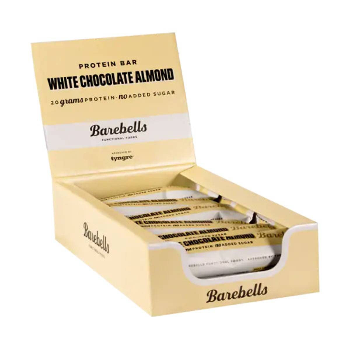 Barebells Protein Bar 12stk - 55g - White Chocolate Almond