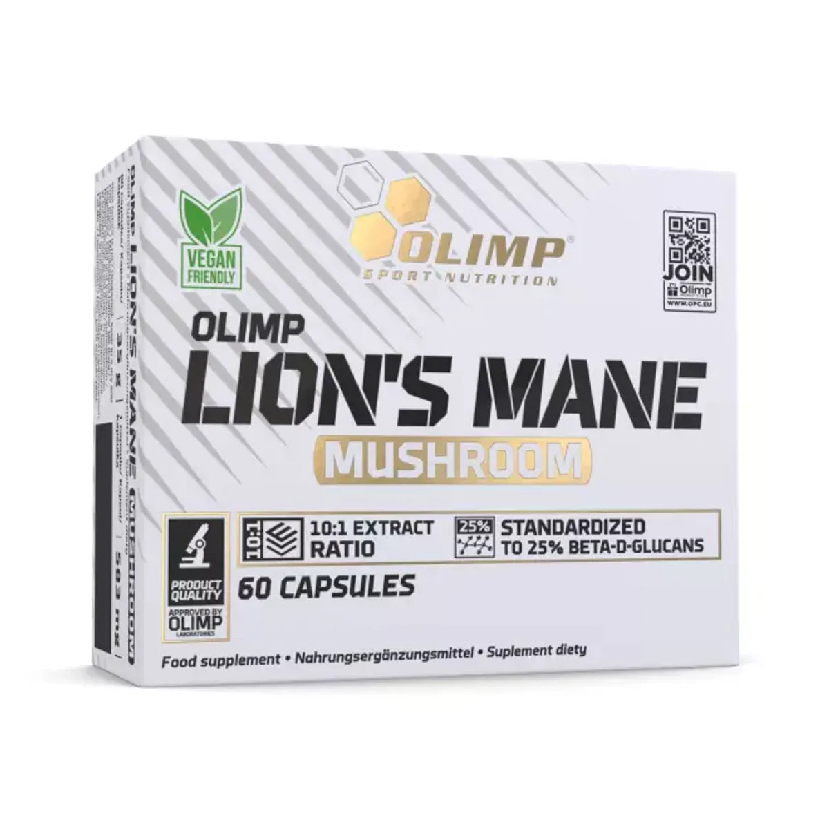 Olimp Lion`s mane mushroom, 60 kapsler