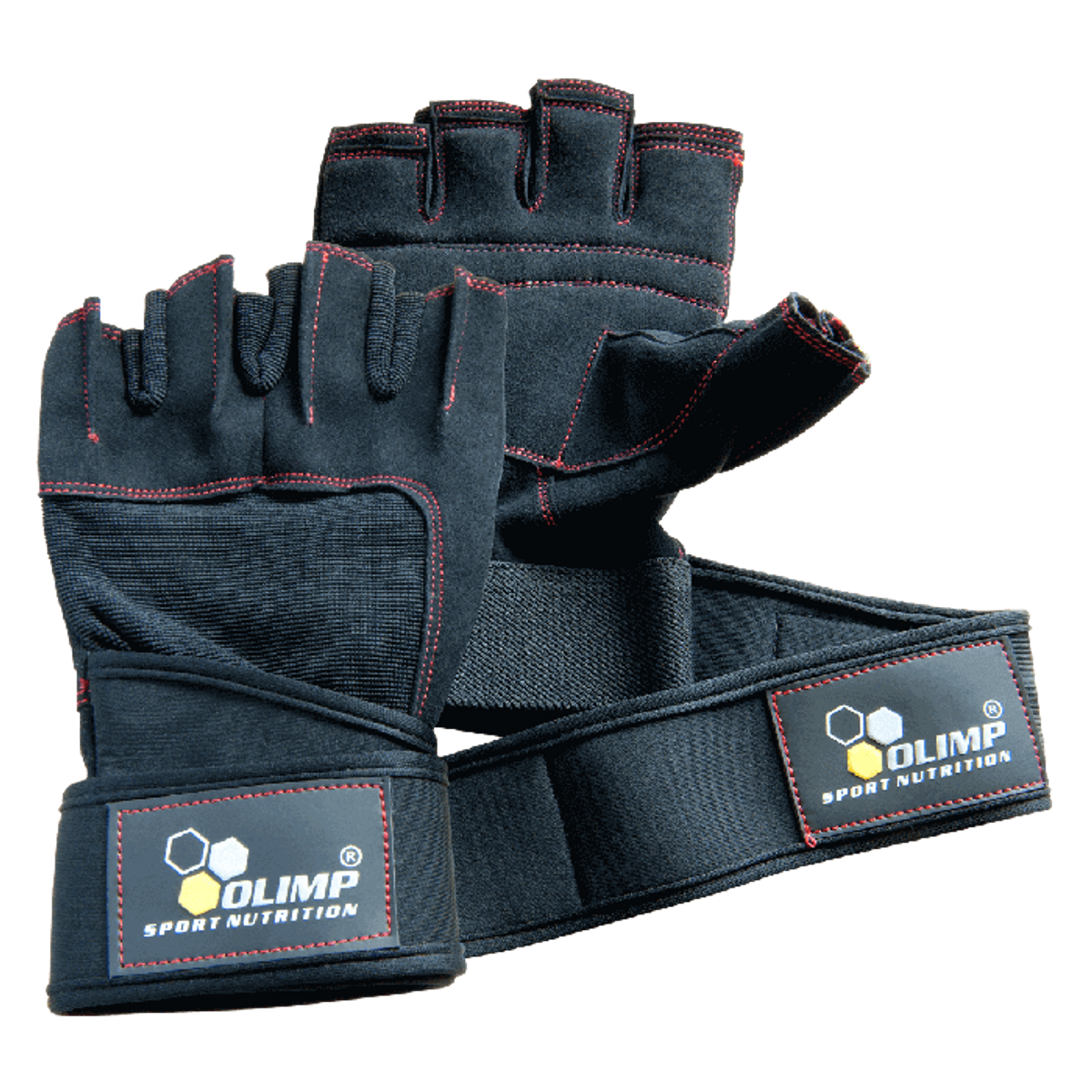 Olimp Hardcore Raptor Gloves, Black/Red