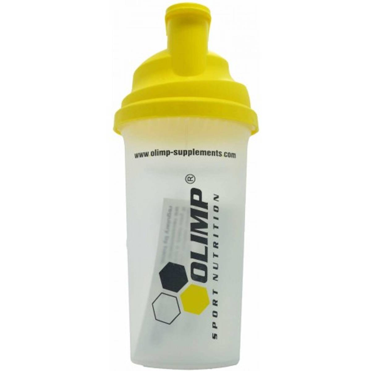 OLIMP Shaker, 700ml, Transparent/yellow